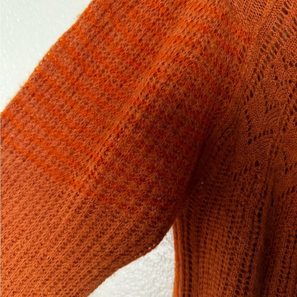 Anthropologie Maeve Lindsay Pointelle Wool Alpaca Sweater - Picture 5 of 6